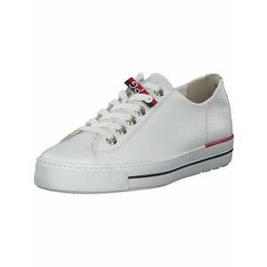 Paul Green Rövid szárú sportcipők piros / fekete / fehér kép
