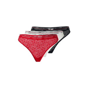 Tommy Hilfiger Underwear String bugyik piros / fekete / fehér kép