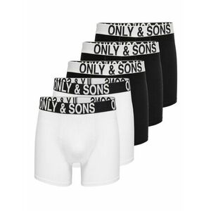Only & Sons Boxeralsók 'FITZ' fekete / fehér kép