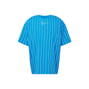Karl Kani Póló 'Pinstripe' kék / fehér kép