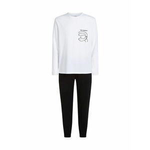 Karl Lagerfeld Hosszú pizsama fekete / fehér kép