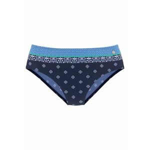 LASCANA Bikini nadrágok kék / tengerészkék / zöld / fehér kép