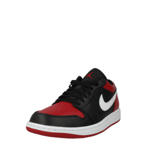 Jordan Rövid szárú sportcipők 'Air Jordan 1' piros / fekete / fehér kép
