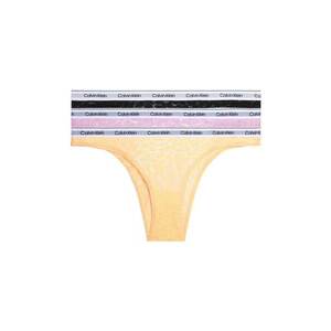 Calvin Klein Underwear Slip világos narancs / világos-rózsaszín / fekete / fehér kép