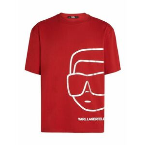 Karl Lagerfeld Póló ' Ikonik' piros / fehér kép