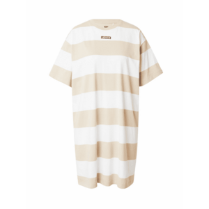 LEVI'S ® Ruha 'GR Britt Tshirt Dress' homok / fehér kép