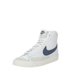 Nike Sportswear Magas szárú sportcipők 'Blazer Mid 77' éjkék / világosszürke / fehér kép