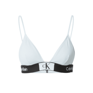 Calvin Klein Swimwear Bikini felső világoskék / fekete / fehér kép