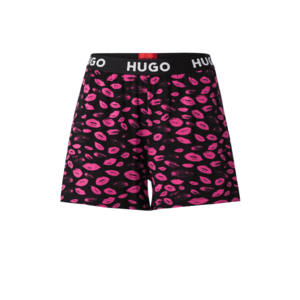HUGO Pizsama nadrágok rózsaszín / fekete / fehér kép