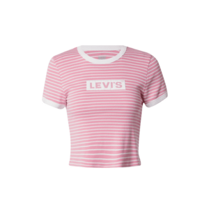 LEVI'S ® Póló 'Graphic Mini Ringer' világos-rózsaszín / fehér kép