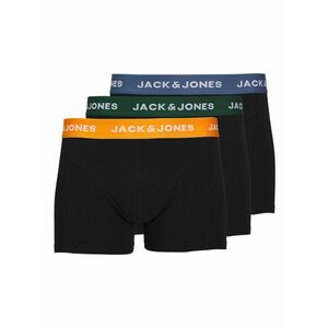 JACK & JONES Boxeralsók 'Gab' galambkék / smaragd / narancs / fekete kép