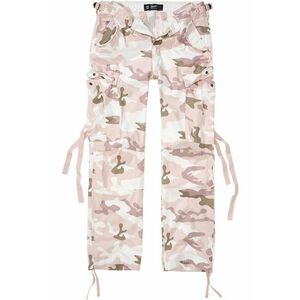Brandit Cargo nadrágok világosbarna / rózsaszín / fehér kép