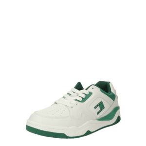 Tommy Jeans Rövid szárú sportcipők zöld / fehér kép