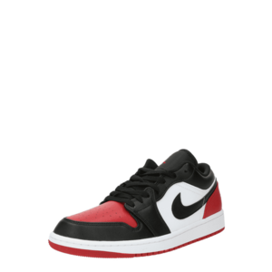 Jordan Rövid szárú sportcipők 'Air Jordan 1' piros / fekete / fehér kép