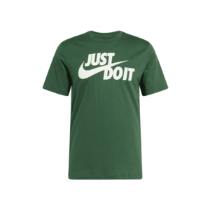 Nike Sportswear Póló 'Swoosh' zöld / fehér kép