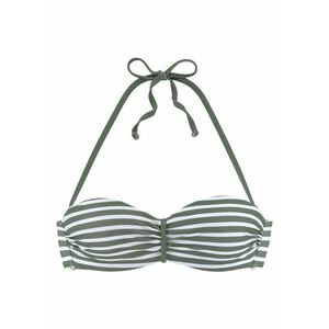 VENICE BEACH Bikini felső khaki / fehér kép