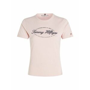 TOMMY HILFIGER Póló tengerészkék / világos-rózsaszín / fekete kép