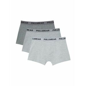Pull&Bear Boxeralsók szürke / világosszürke / fekete kép