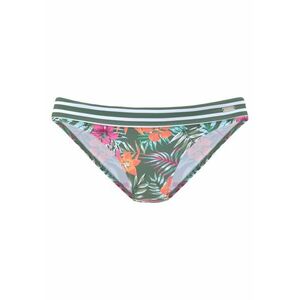 VENICE BEACH Bikini nadrágok 'Summer' jáde / sötétzöld / narancs / rózsaszín kép
