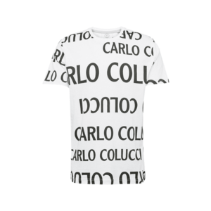 Carlo Colucci Póló fekete / tojáshéj kép