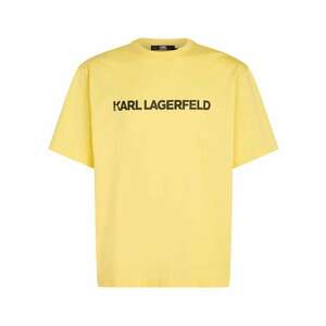 Karl Lagerfeld Póló citrom / fekete kép