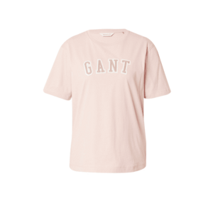 GANT Póló világosbarna / rózsaszín / fehér kép