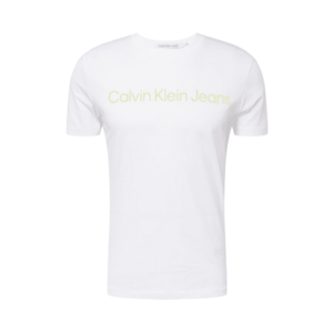 Calvin Klein Jeans Póló citromsárga / fehér kép