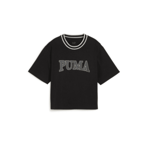 PUMA Funkcionális felső 'Squad' sötétszürke / fekete / fehér kép