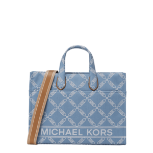 MICHAEL Michael Kors Shopper táska 'GIGI' kék / barna / fehér kép