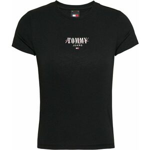 Tommy Jeans Curve Póló 'Essential' tengerészkék / rózsaszín / fekete / fehér kép