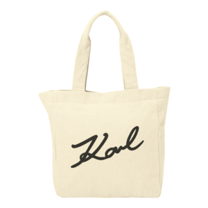 Karl Lagerfeld Shopper táska bézs / fekete kép