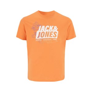 Jack & Jones Plus Póló narancs / fehér kép