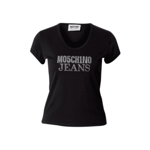 Moschino Jeans Póló fekete / ezüst kép