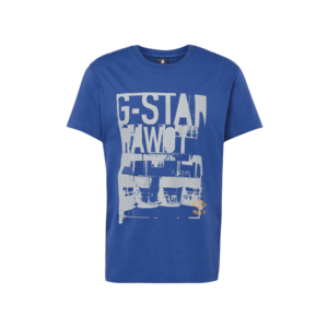 G-Star RAW Póló 'Underground' kék / szürke / narancs kép