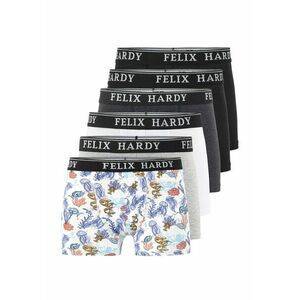 Felix Hardy Boxeralsók világoskék / szürke melír / fekete / fehér kép