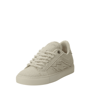 Zadig & Voltaire Rövid szárú sportcipők krém / ezüst kép