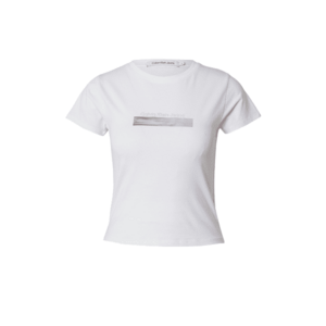 Calvin Klein Jeans Póló sötétlila / pasztellnarancs / világos-rózsaszín / fehér kép