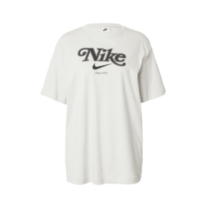 Nike Sportswear Oversize póló világosszürke / fekete kép