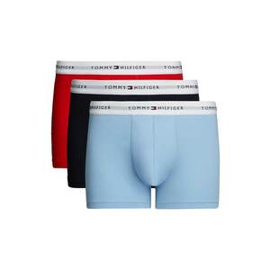 Tommy Hilfiger Underwear Boxeralsók 'Essential' világoskék / piros / fekete / fehér kép