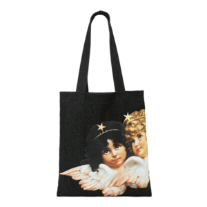 Fiorucci Shopper táska bézs / világos-rózsaszín / fekete melír / fehér kép