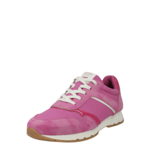 MUSTANG Rövid szárú sportcipők rózsaszín / málna / fehér kép