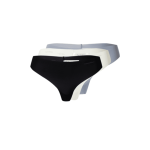 Calvin Klein Underwear String bugyik 'Invisibles' szürke / fekete / fehér kép