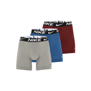 NIKE Sport alsónadrágok kék / szürke / borvörös / fehér kép