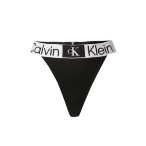 Calvin Klein Underwear String bugyik fekete / fehér kép