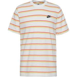 Nike Sportswear Póló 'Club' sárga / narancs / fekete / fehér kép