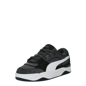 PUMA Rövid szárú sportcipők sötétszürke / fekete / fehér kép