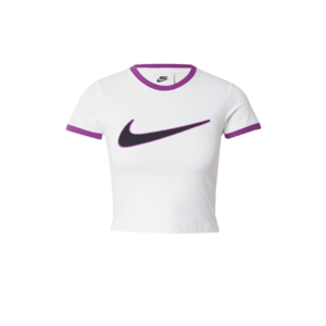 Nike Sportswear Póló sötétlila / fehér kép