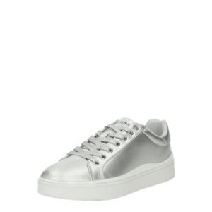 GUESS Rövid szárú sportcipők 'Bonny' ezüst / fehér kép