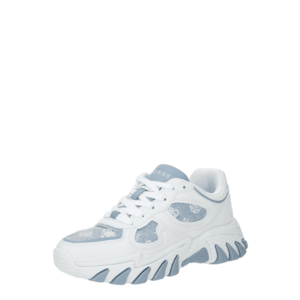 GUESS Rövid szárú sportcipők 'Norina' füstkék / fehér kép
