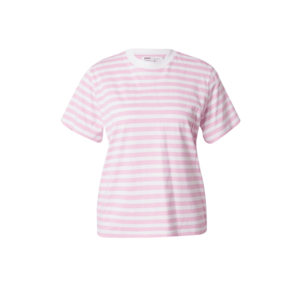 ONLY Póló 'LIVINA' világos-rózsaszín / fehér kép